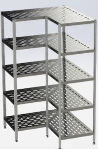 İH-RF-010104 Paslanmaz Soğuk Oda Rafları