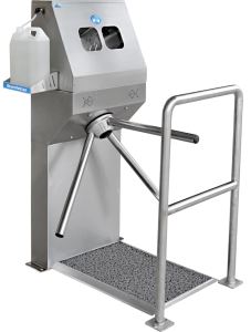 YMT-1300 Напольный гигиенический турникет для дезинфицирующего средства для рук